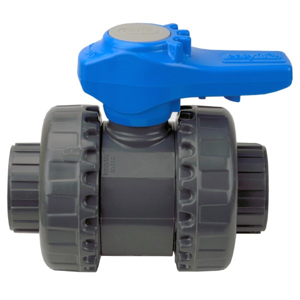Industrie Kugelhahn Easyfit Blau PE-EPDM 63mm