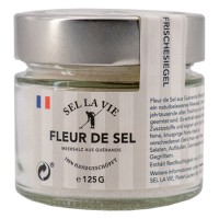 Sel la vie - Fleur de Sel 125 g. im Glas
