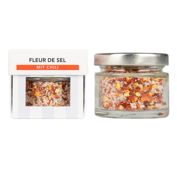 Bio Fleur de Sel mit Chili 30 g