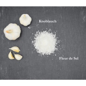 Bio Fleur de Sel mit Knoblauch 30 g