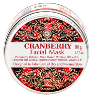 Saules Fabrika Gesichtsmaske 90 g - Cranberry