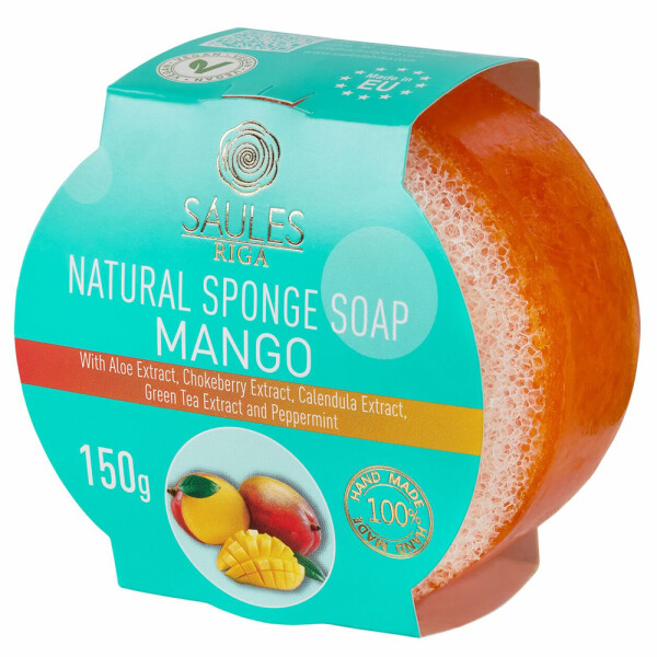 Saules Fabrika Schwammseife 150 g - Mango