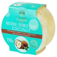 Saules Fabrika Schwammseife 150 g - Coconut