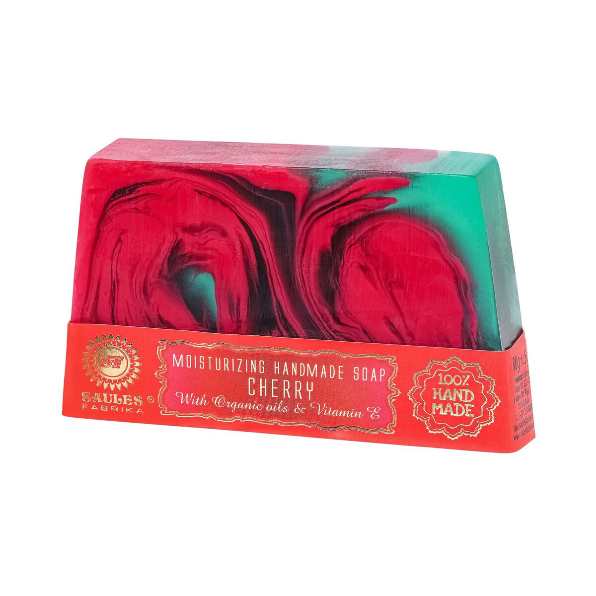 Saules Fabrika Seife 80g - Cherry