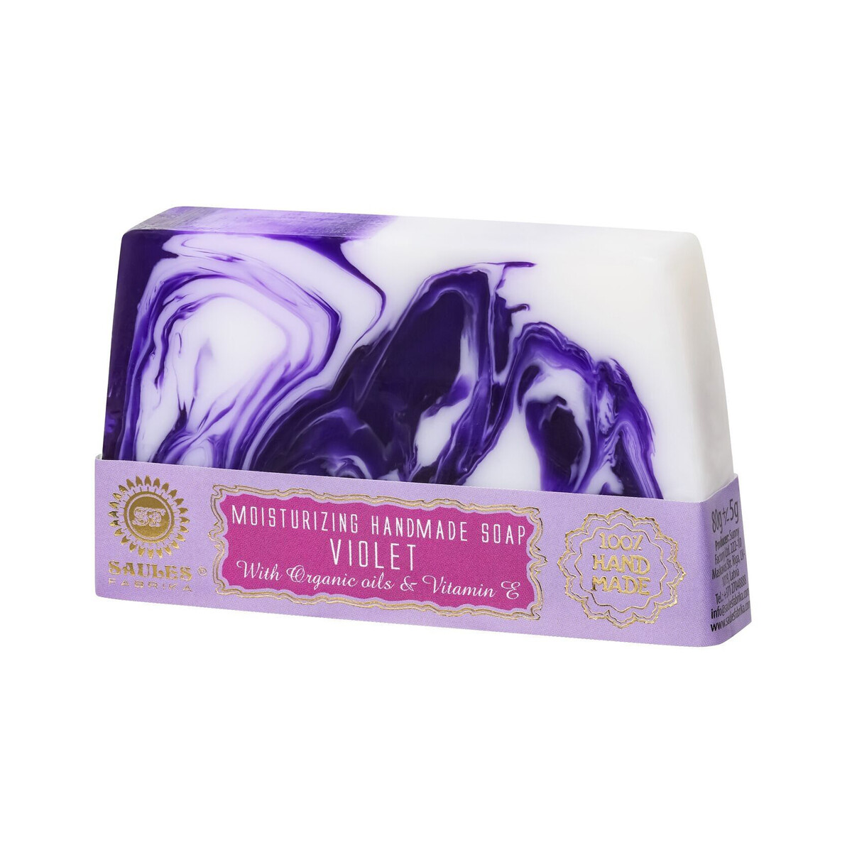 Saules Fabrika Seife 80g - Violet