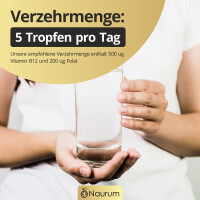 Naurum Vitamin B12 Trio Komplex mit Folat 50 ml