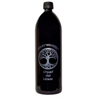 Bartelt natürliches Meerwasser 1 Liter in Mironglas (Gravur Lebensbaum-Urquell)