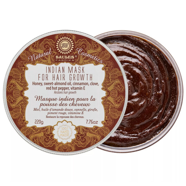 Saules Fabrika Indische Haarmaske für Haarwachstum 220g