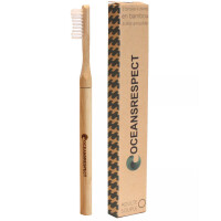 Oceanrespect Bambuszahnbürste mit auswechselbarem Kopf - weich