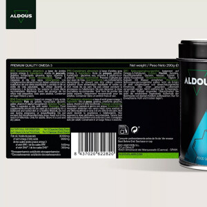 Aldous Bio Omega-3-Kapseln 3000 mg - 210 Kapseln