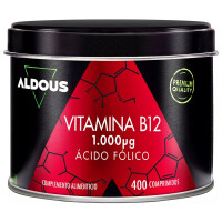 Aldous Bio Vitamin B12 mit Folsäure - 400 Tabletten