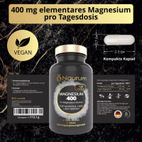 Naurum Magnesium 400 - premium-magnesium 120 Kapseln