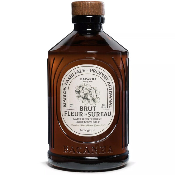 Bacanha Fleur de Sureau - Bio Holunderblüten Sirup 400 ml