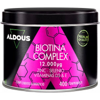Aldous Bio Biotin mit Zink, Selen, Vitamin D3 und Vitamin E - 400 Tabletten