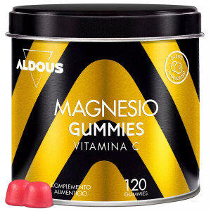 Aldous Bio Magnesiumcitrat-Gummibärchen + Vitamin C – 120 Stück