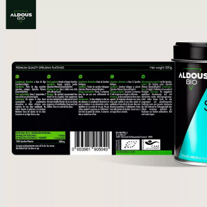 Aldous Bio-Spirulina 600 Tabletten