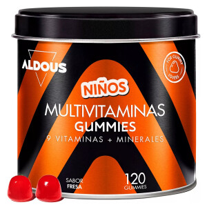 Aldous Bio Multivitamine für Kinder Erdbeergeschmack - 120 Gummibärchen