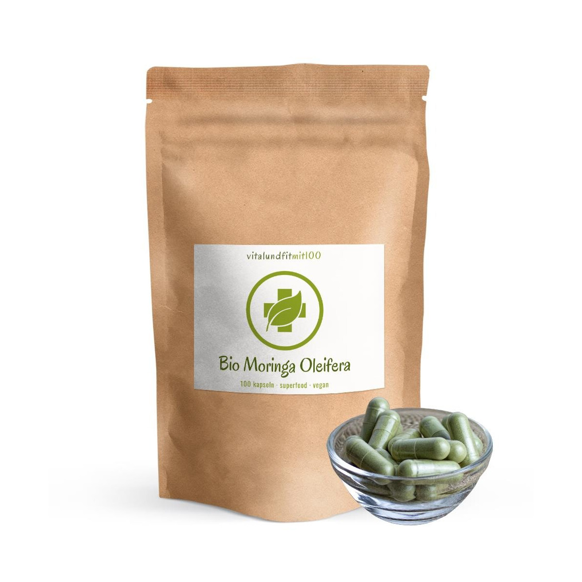 VitalundFit Bio Moringa Oleifera Kapseln box