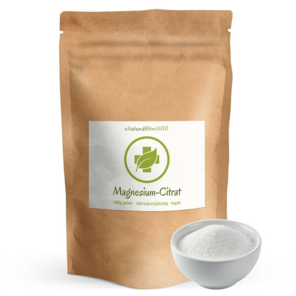 VitalundFit Magnesiumcitrat Pulver 500g