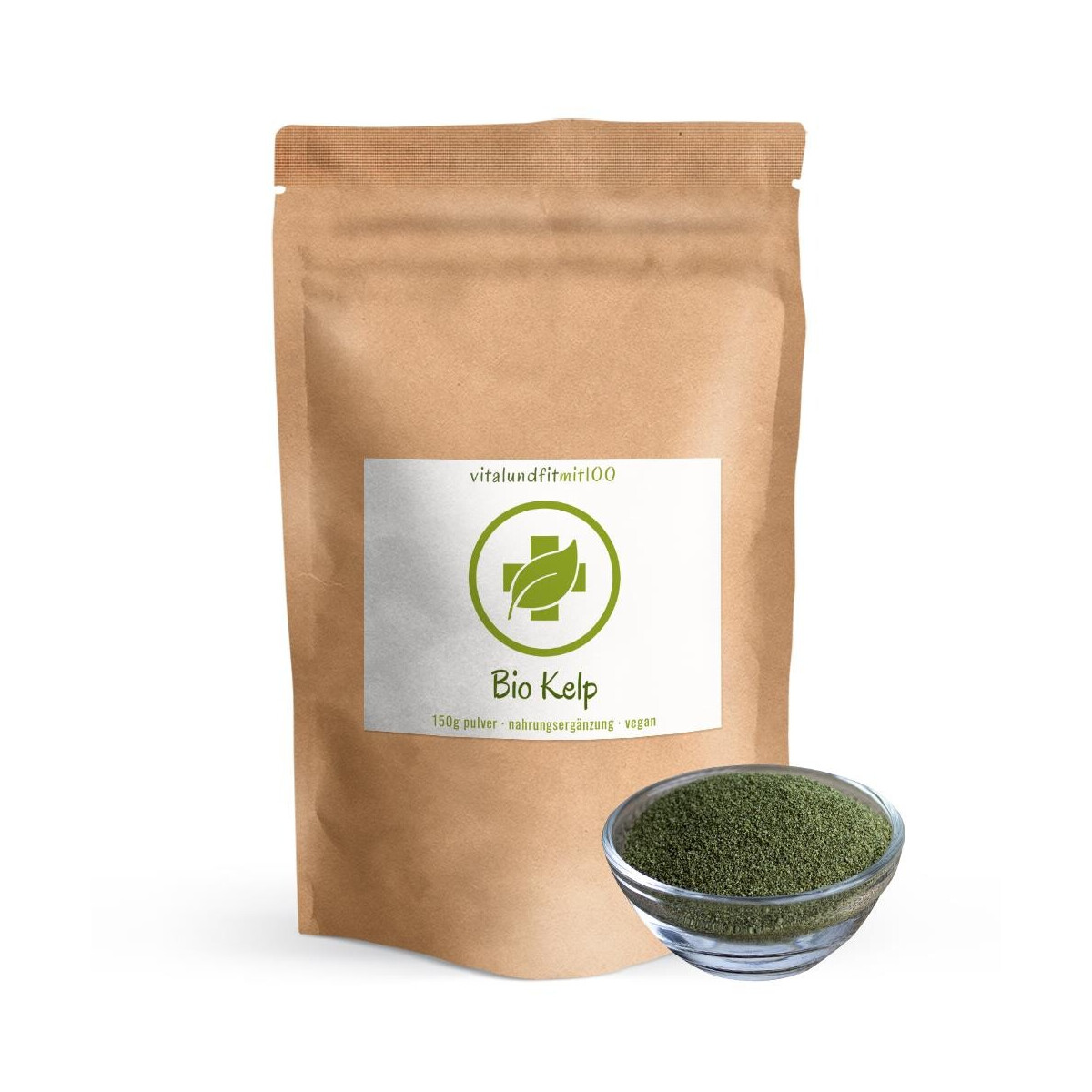 VitalundFit Bio Kelp Pulver 150 g box