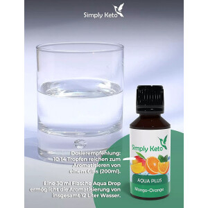 Simply Keto Aqua Plus Mango-Orange 30 ml