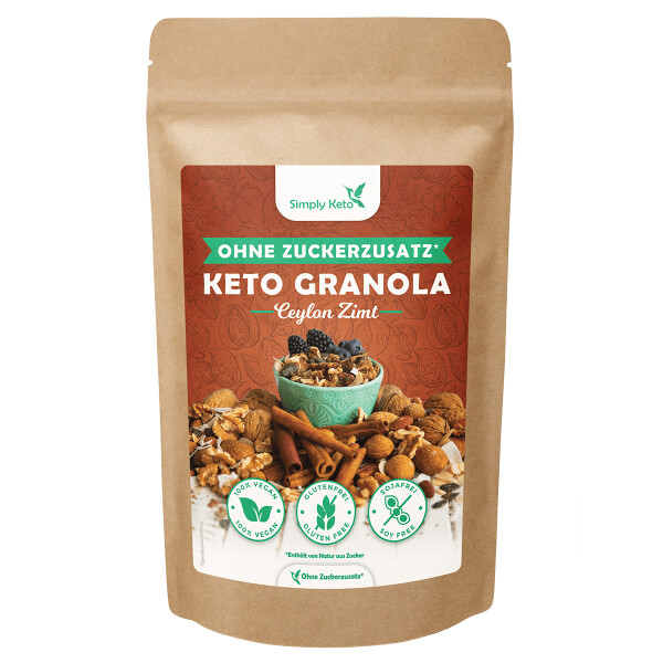 Simply Keto Granola ZIMT-Knusper-Müsli 500g