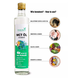 Simply Keto MCT-Öl 500ml
