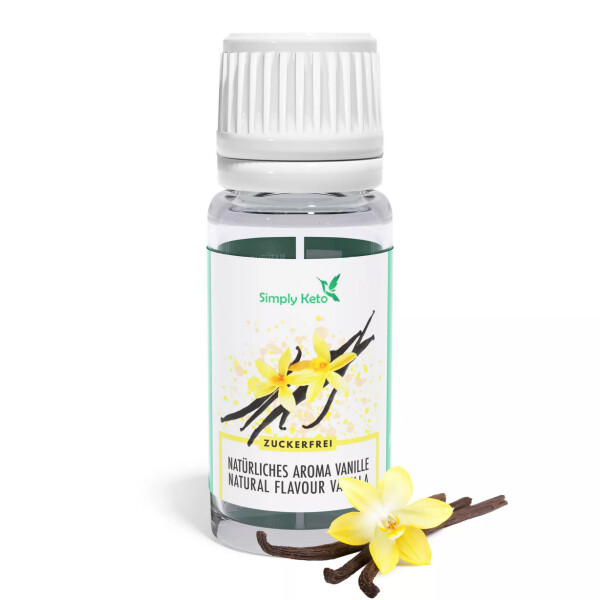 Simply Keto Natürliches VANILLE Aroma Zuckerfrei 10 ml