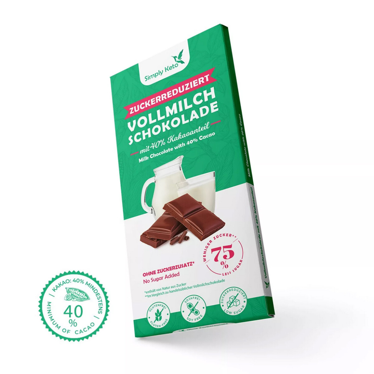 Simply Keto Zuckerreduzierte Vollmilch S box