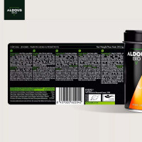 Aldous Bio Kurkuma mit Ingwer, schwarzem Pfeffer und Probiotika - 250 Kapseln