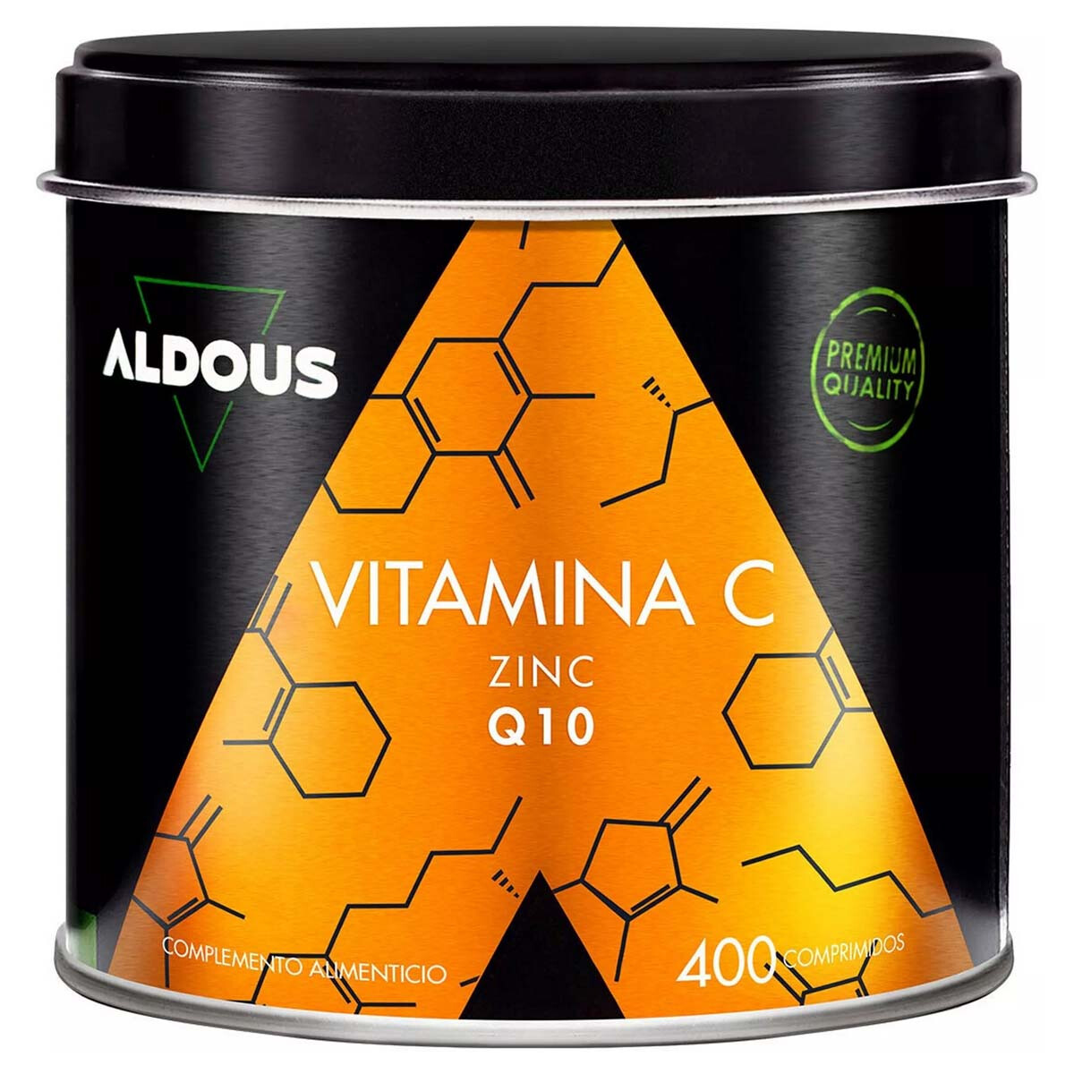 Aldous Bio Vitamin C mit Zink und Coenzym Q10 - 400 Tablette