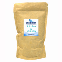 Meerkraft Bio Spirulina & Chlorella Tabs 500 Stück