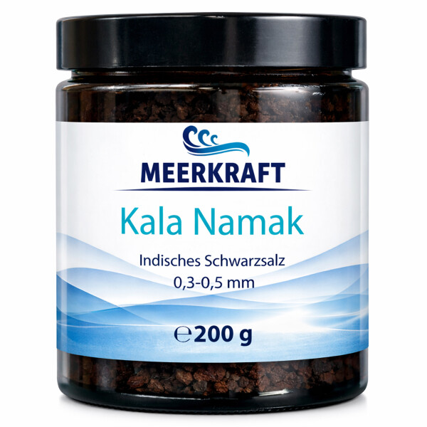 Meerkraft Kala Namak 0,3-0,5 mm im Glas 200g