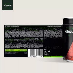 Aldous Bio Kreatin-Monohydrat 3000 mg 200 Tabletten