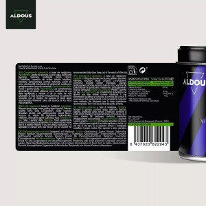 Aldous Bio Melatonin-Gummis mit Tryptophan, Baldrian und Vitamin B6 120 Stück