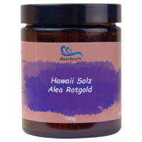 Meerkraft Hawaii Meersalz Alea Rotgold 1-2 mm im Glas 180g