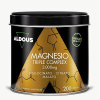 Aldous Bio Magnesium-Komplex Triple – 3000 mg - 200 Kapseln