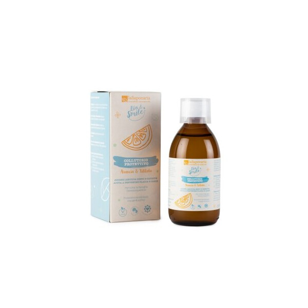 La Saponaria Mundwasser Orange & Xylitol - ohne Fluor 250 ml