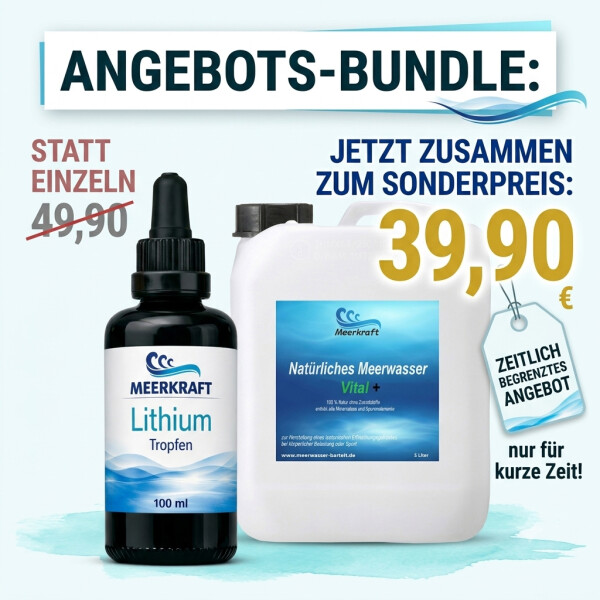 Angebot Meerkraft Lithium 100 ml + Meerkraft Vital+ 5 Liter