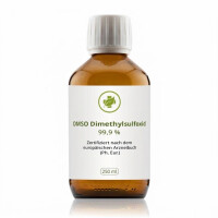 VitalundFit DMSO Dimethylsulfoxid 99,9 % (Ph. Eur.) in Braunglas 250 ml