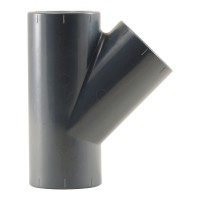 PVC Fitting T-Stück 45° Ø 20mm