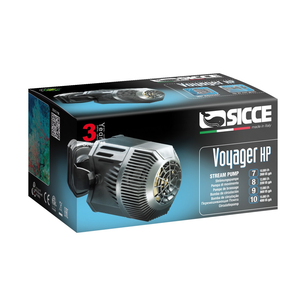 Sicce Voyager HP 8 Strömungspumpe ( box