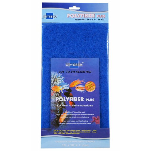 Odyssea Filtermaterial PolyFiber Plus (blue) 25.5x45.7x2.5cm