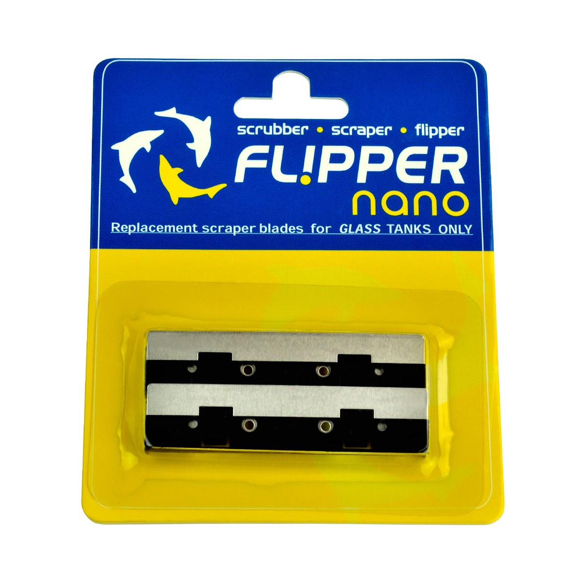 Flipper Nano Edelstahl-Ersatzklinge für Glas