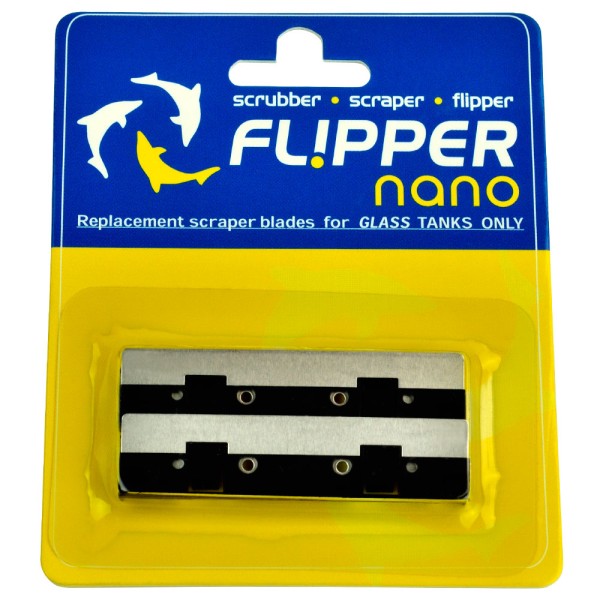 Flipper Nano Edelstahl-Ersatzklinge für Glas