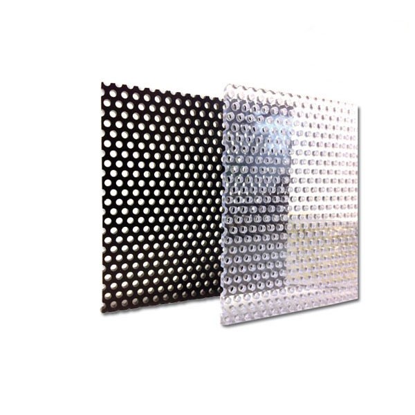 PVC Lochplatte transparent  1000x495x3mm