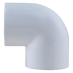 PVC-Winkel 90° - 50mm weiß