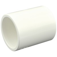 PVC Rohrmuffe Ø 20mm weiß