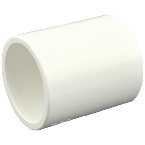 PVC Rohrmuffe Ø 25mm weiß