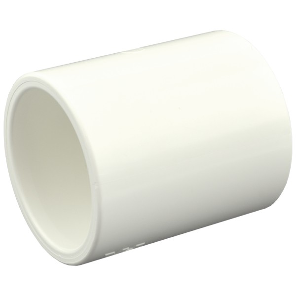 PVC Rohrmuffe Ø 40mm weiß